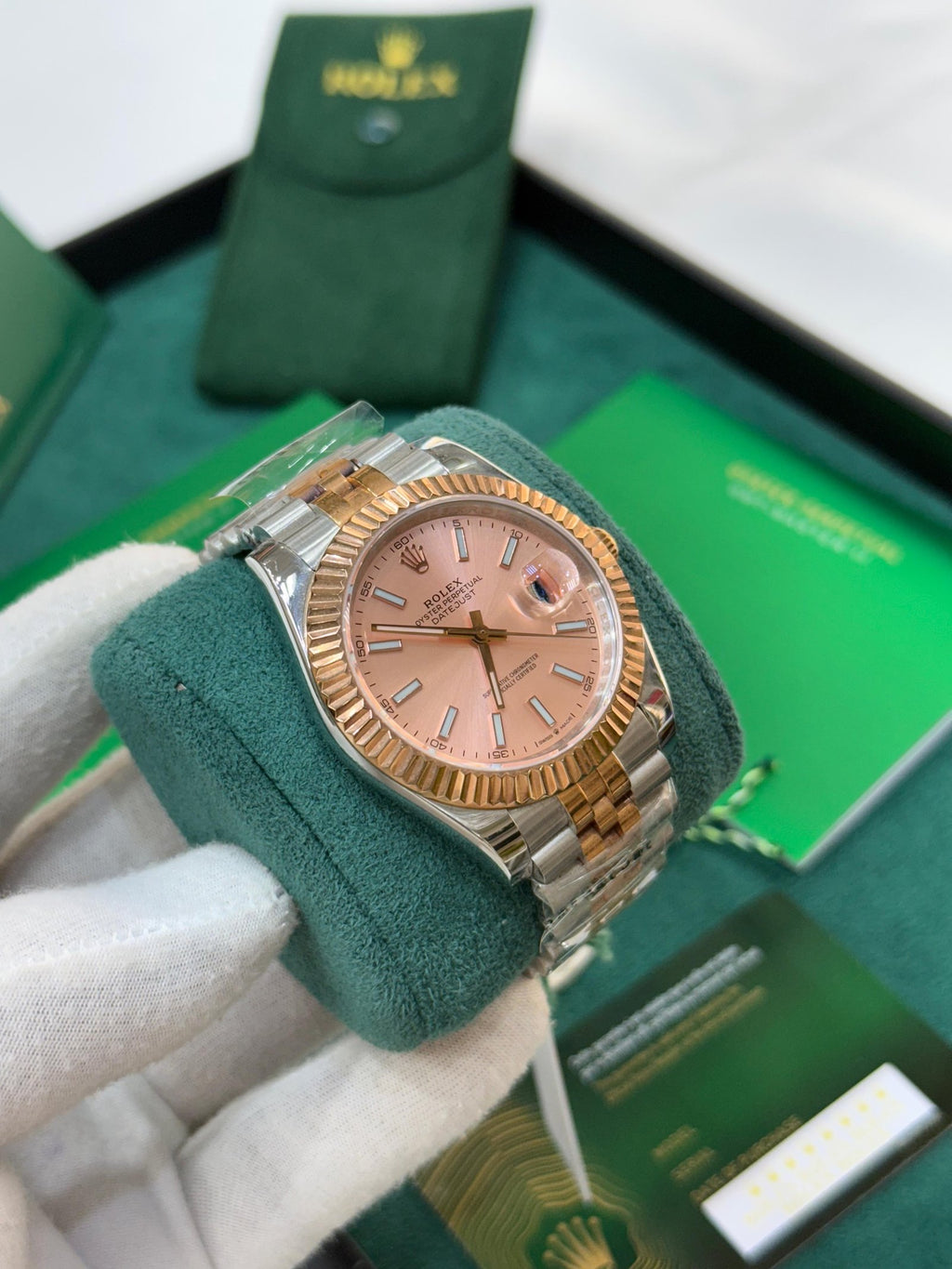 Rolex Datejust Rose Gold Automatic Edition