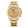 Rolex Cosmograph Daytona Premium Automatic Watch with Stone Bezel