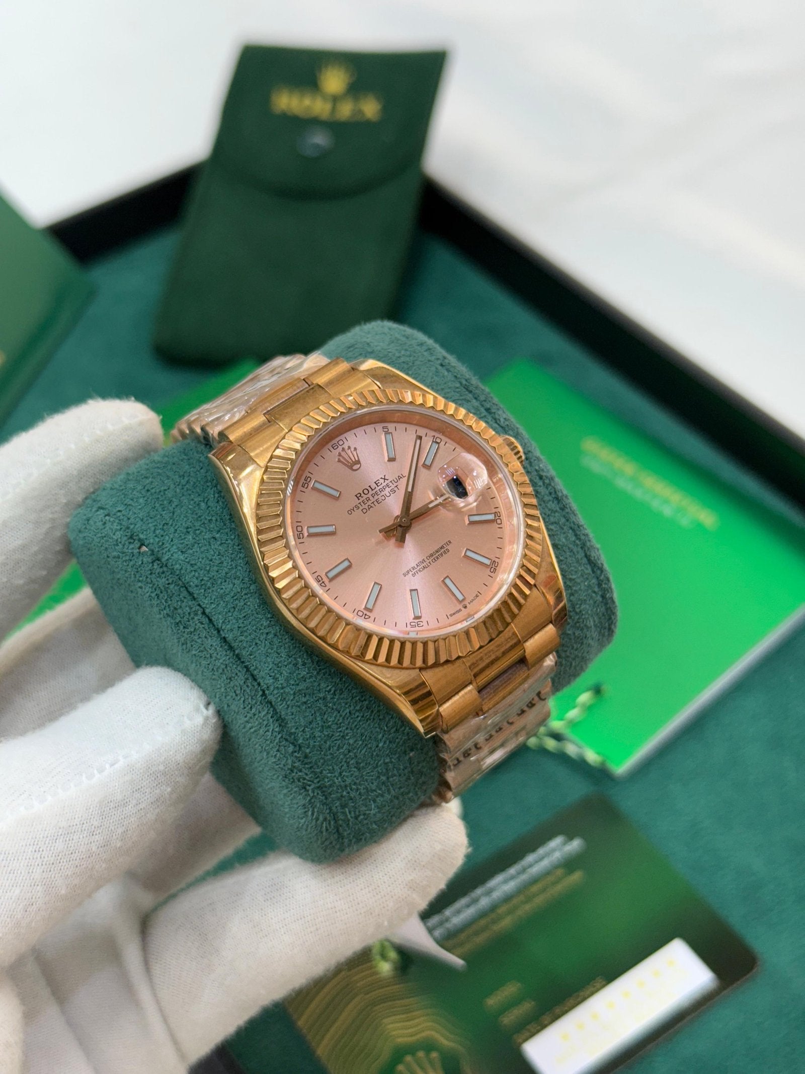 Rolex Datejust Rose Gold Automatic Edition