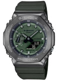 Casio G-Shock Style GM-2100B-3A – High-Quality Imitation (Gunmetal & Olive Green)