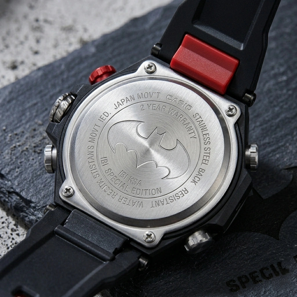 Casio G-Shock Style Dark Knight Batman Edition – Premium Imitation (Silver & Black)