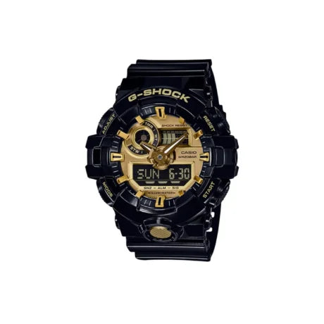 Casio G-Shock Style GA-710GB-1A – High-Quality Imitation (Black & Gold)