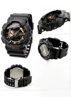 Casio G-Shock Style GA-110RG-1 – High-Quality Imitation (Black & Rose Gold)