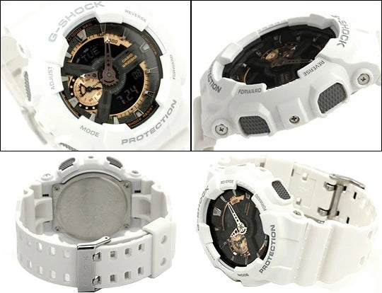 Casio G-Shock Style GA-110RG-7A – High-Quality Imitation (Arctic White & Rose Gold)