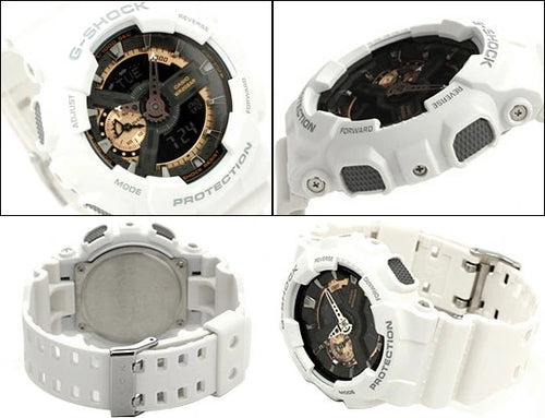 Casio G-Shock Style GA-110RG-7A – High-Quality Imitation (Arctic White & Rose Gold)