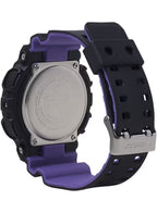 Casio G-Shock Style GA-100BL-1 – High-Quality Imitation (Neon Purple & Teal)