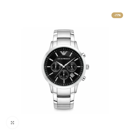 Emporio Armani Stainless Steel Chronograph Watch