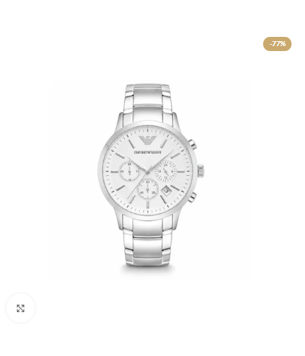 Emporio Armani Stainless Steel Chronograph Watch