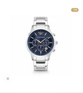 Emporio Armani Stainless Steel Chronograph Watch