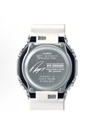 Casio G-Shock Style GM-2100 – High-Quality Imitation (Silver & Blue Leopard Edition)