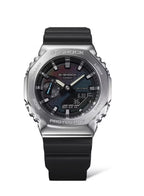 Casio G-Shock Style GM-2100RW-1A – High-Quality Imitation (Silver & Rainbow Iridescent)