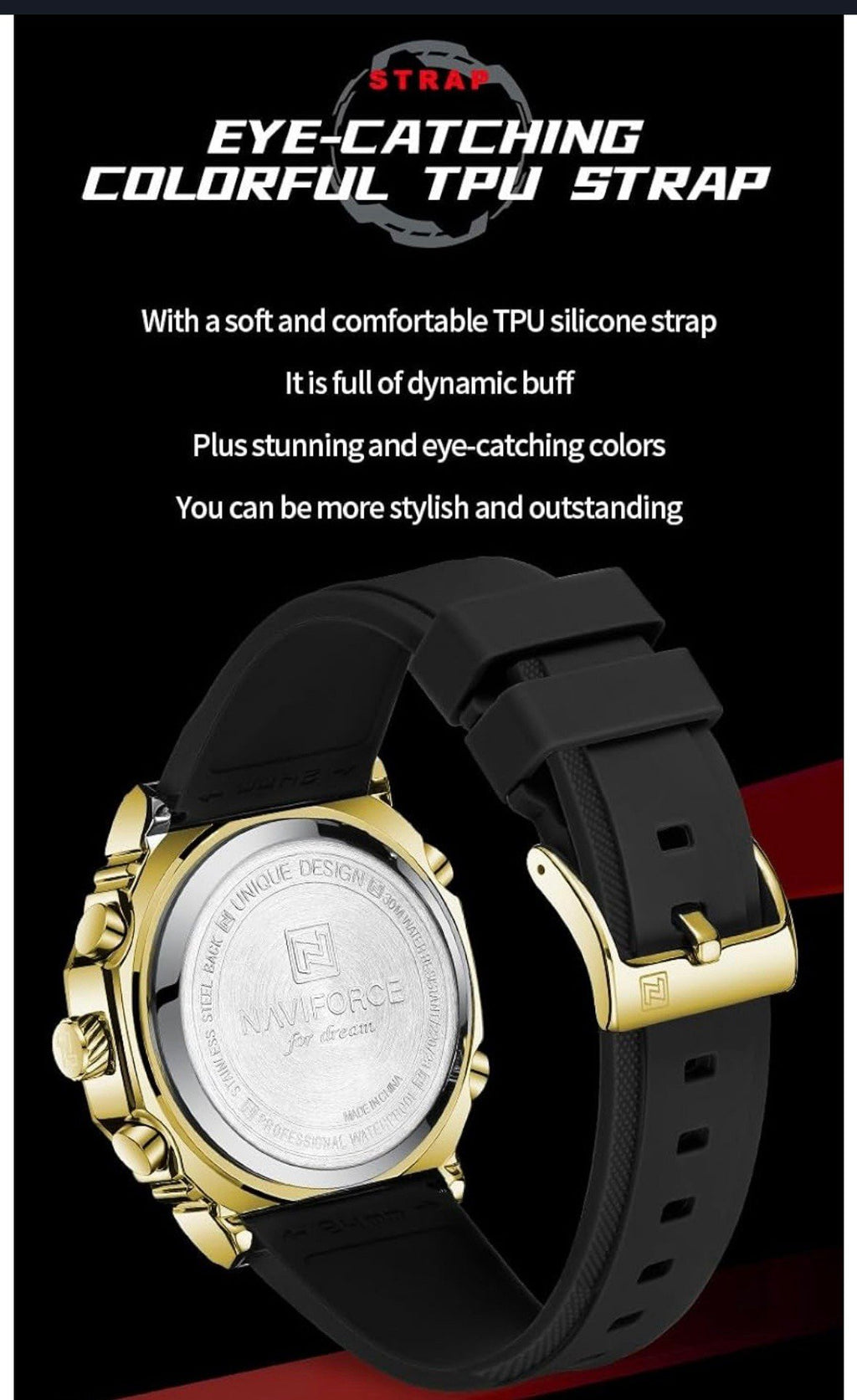 Naviforce Wrist Unisex Watch NF8035L-GBB