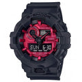 G-Shock GS-0821-02 Analog Digital Black Red Resin