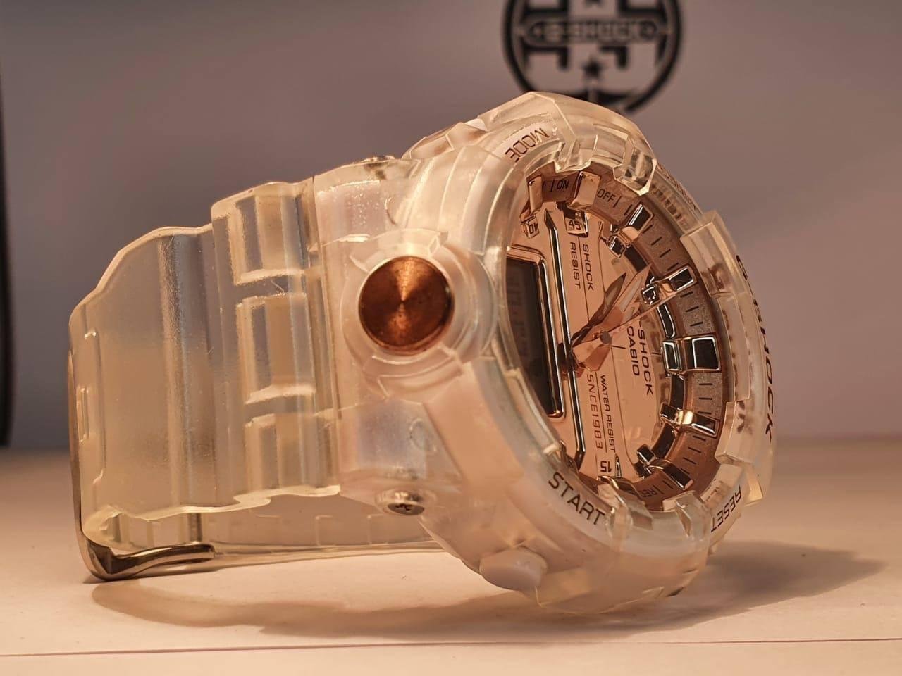 G-Shock Rose Gold Transparent Plain