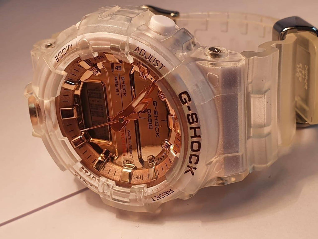 G-Shock Rose Gold Transparent Plain