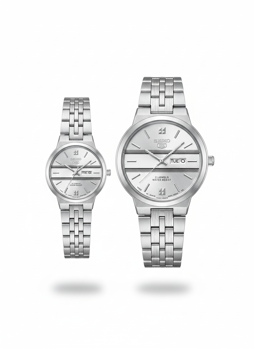 Seiko 5 Inspired Presidential Couple Set