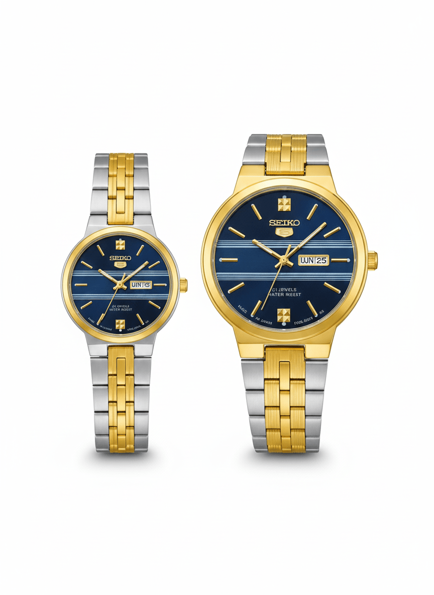 Seiko 5 Inspired Presidential Couple Set