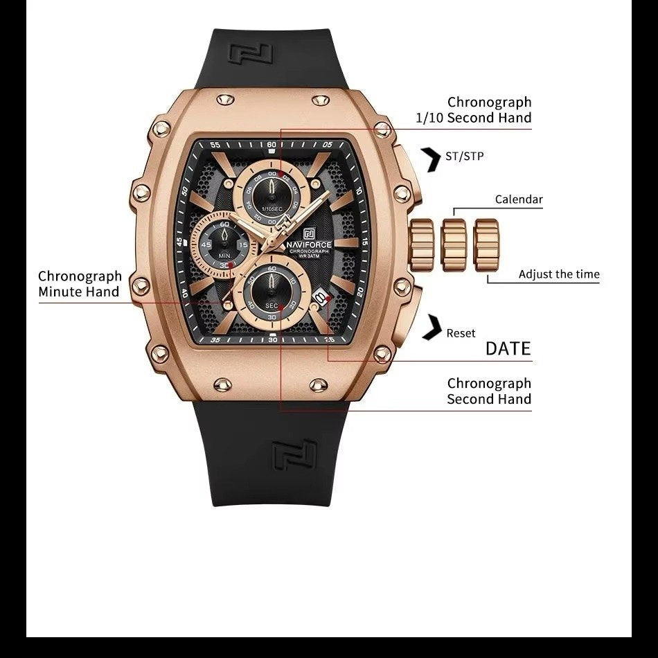 NAVIFORCE Luxury Men's Chronograph Watch