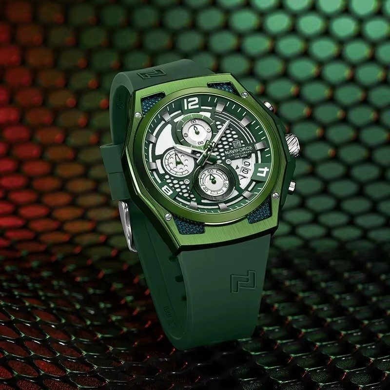 NAVIFORCE Men's Luxury Sport Chronograph Watch