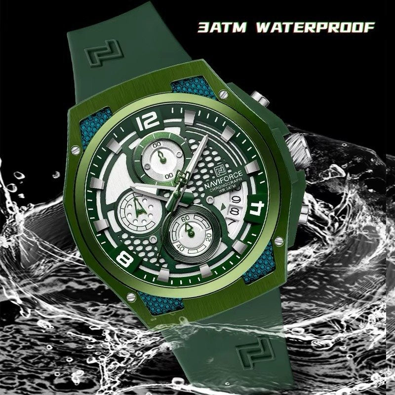 NAVIFORCE Men's Luxury Sport Chronograph Watch