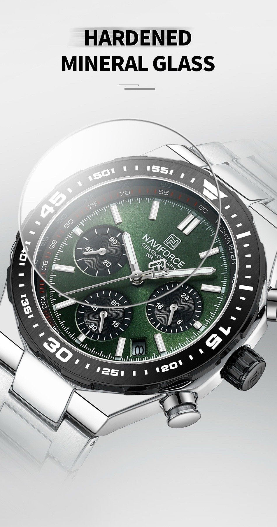 NAVIFORCE Luxury Men's Chronograph Sport Watch