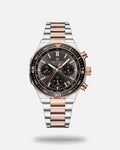 NAVIFORCE Men’s Rugged Silver Chronograph