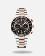 NAVIFORCE Men’s Rugged Silver Chronograph