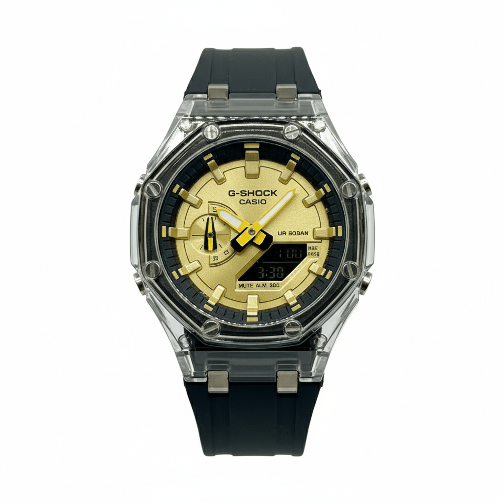 G-Shock 2100 Black Gold