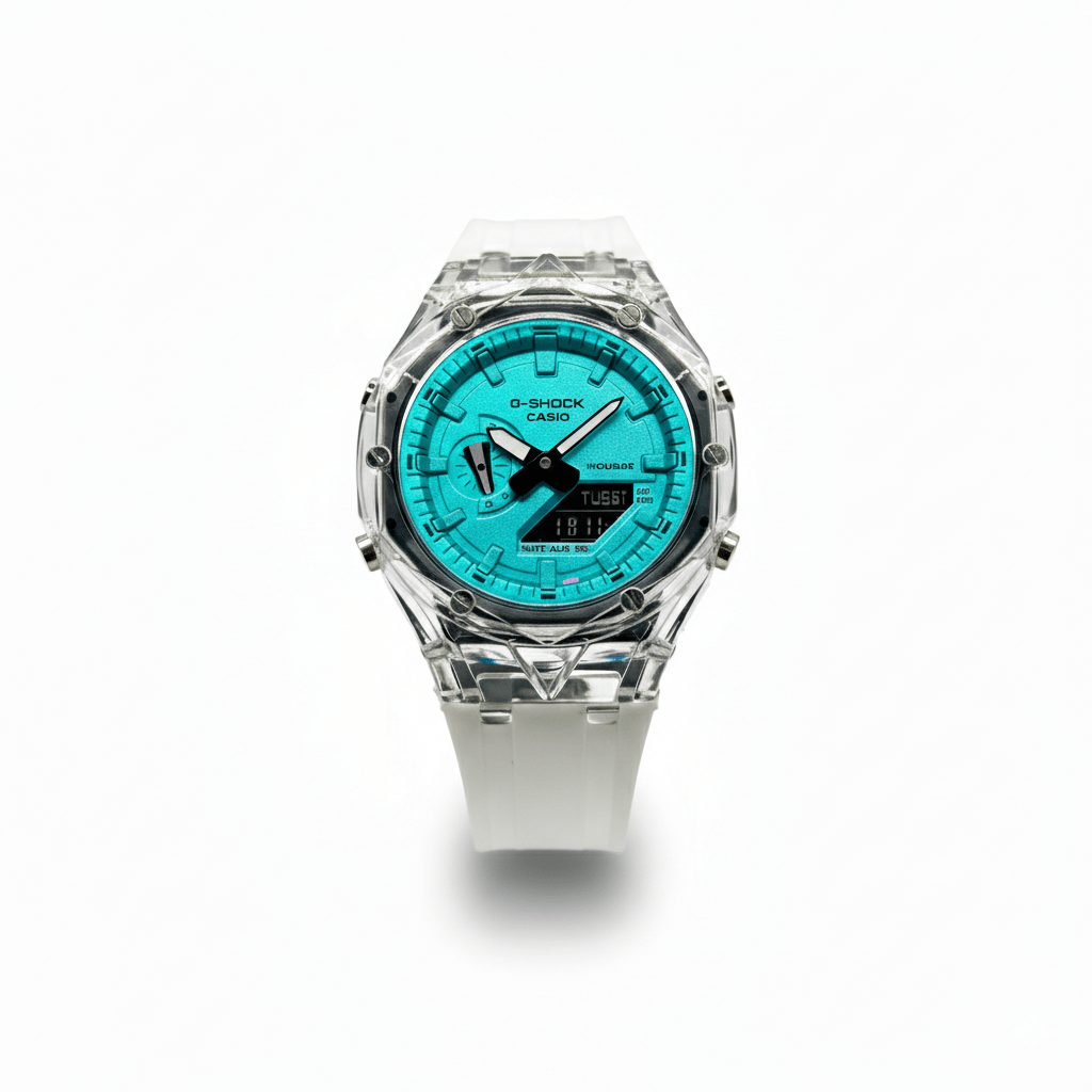 G-Shock 2100 Sky Blue White