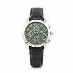 Tissot 1853 Chronograph Green Dial – Silver Steel Black Leather Strap