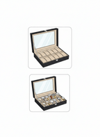 Elegant 12-Slot Watch Collection &amp; Display Box