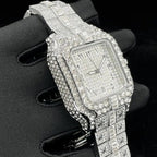 Luxury Arabic Piazza Iced Out Diamond Watch