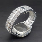Luxury Arabic Piazza Iced Out Diamond Watch