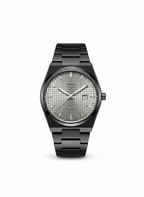 Tissot PRX Matte Black – Integrated Design Textured Dial