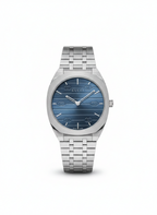Gucci 25H Series Inspired Slim Watch – Ocean Blue Dial &amp; Stainless Steel