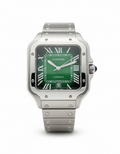 Cartier Santos – Classic Roman Dial Steel Watch
