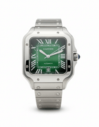 Cartier Santos – Classic Roman Dial Steel Watch