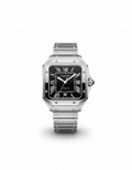 Cartier Santos – Classic Roman Dial Steel Watch