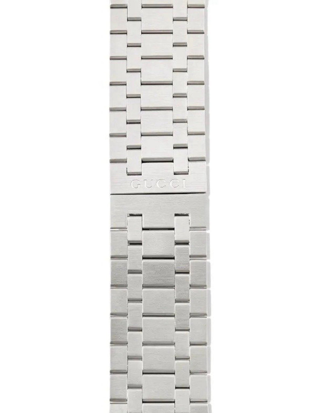 Gucci 25H Series Inspired Slim Watch – Ice Blue Textured Dial &amp; Steel Bracelet