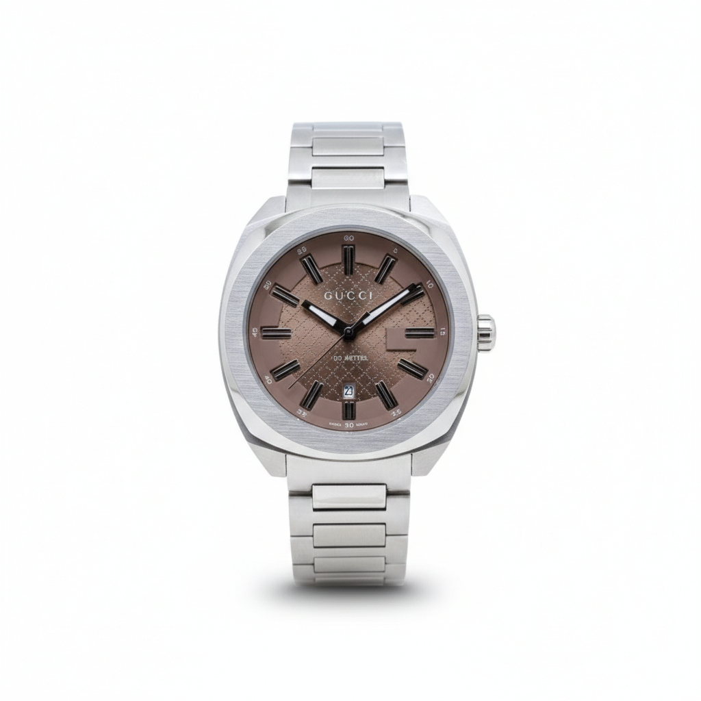 Gucci Textured Dial Watch