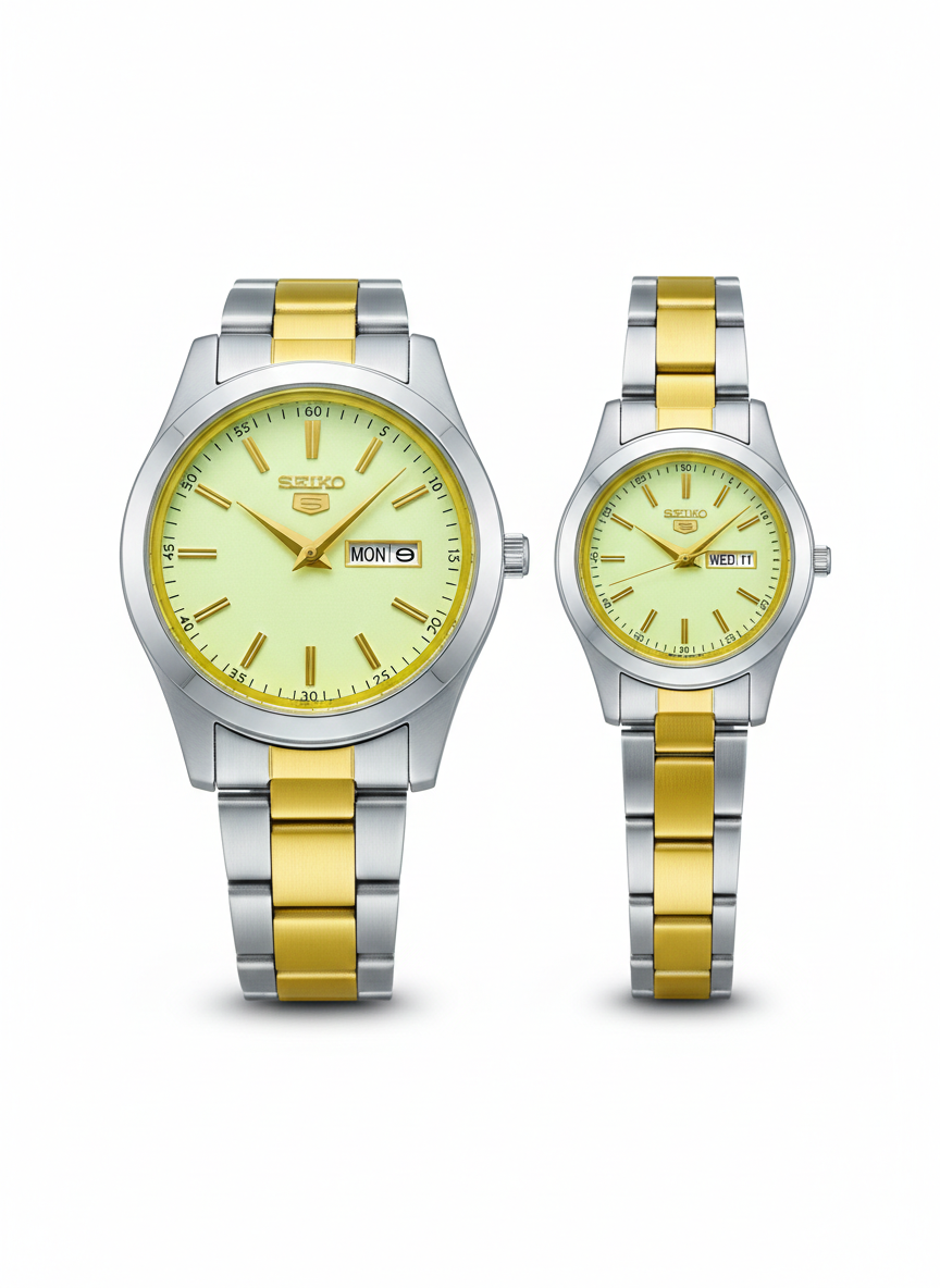 Seiko Heritage Elite Quartz Couple Set