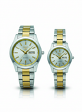 Seiko Heritage Elite Quartz Couple Set