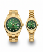 Rolex Day-Date Style Couple Watch Set – Battery Operated Edition