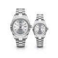 Rolex Day-Date Style Couple Watch Set – Battery Operated Edition
