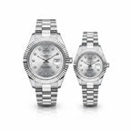 Rolex Day-Date Style Couple Watch Set – Battery Operated Edition