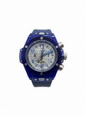 Hublot Inspired Transparent Skeleton Watch