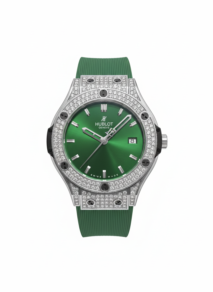 Hublot Diamond-Accented Inspired Luxury Timepiece
