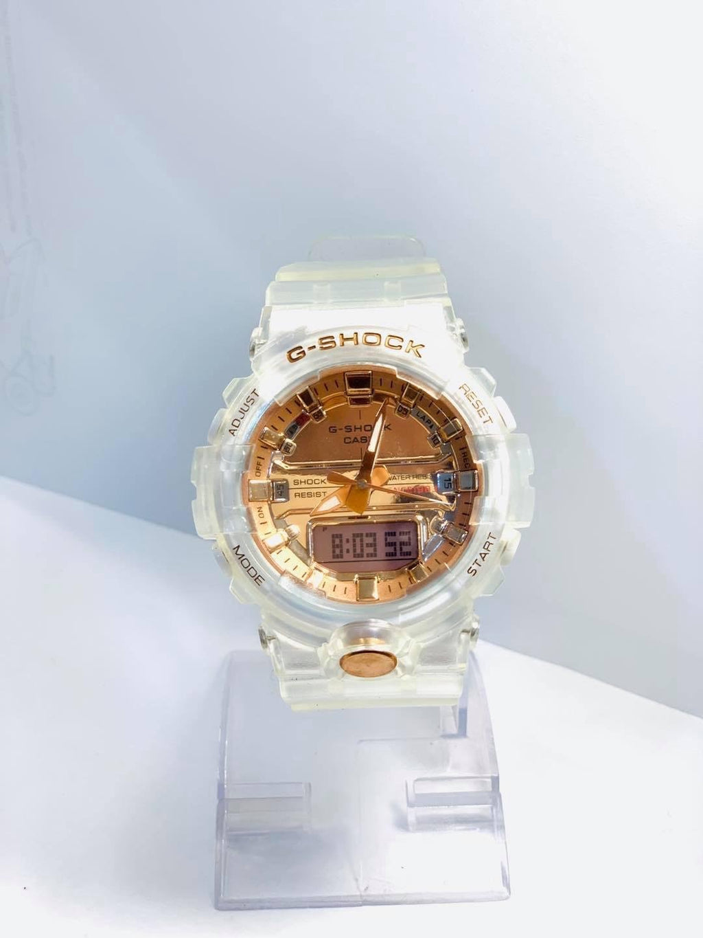 G-Shock Rose Gold Transparent Plain