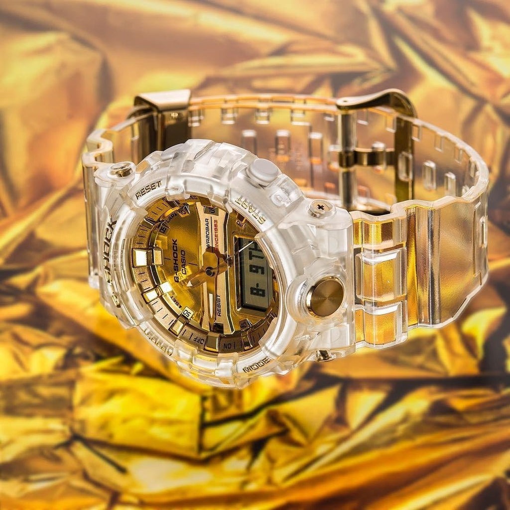 G-Shock Transparent Plain Gold