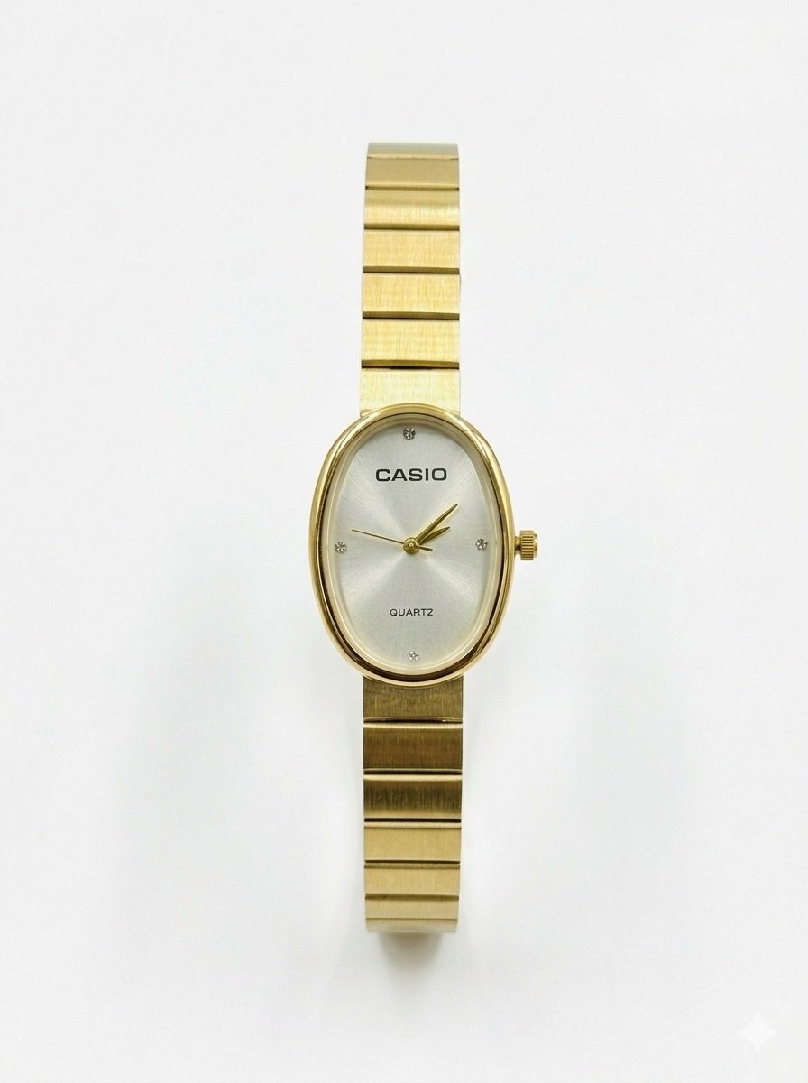 Oval Dial Casio Edition Ladies Watch